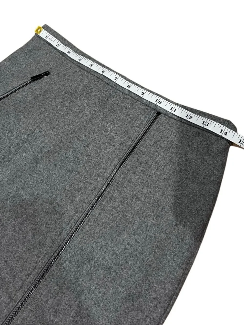 J.Crew Wool Pencil Skirt Light Grey Size 2